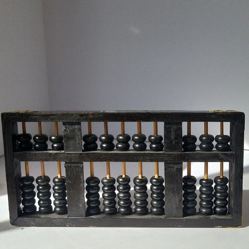 Vintage Lotus-Flower Brand Abacus